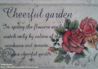 cheerful garden